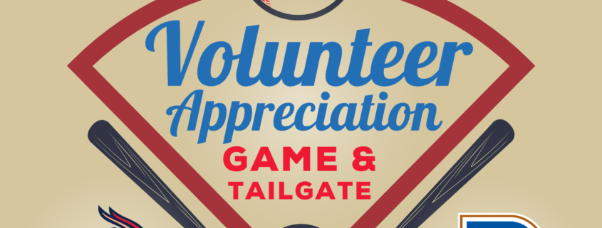 volunteer appreciation game and tailgate