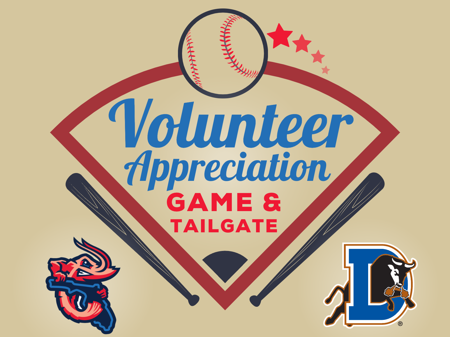 volunteer appreciation game and tailgate