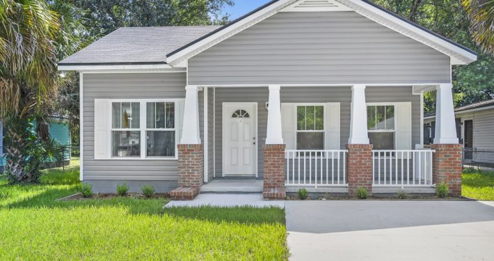 front view of the house