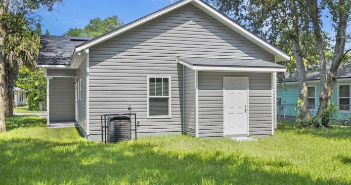 side view of the house