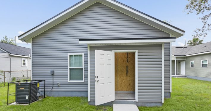 side door to the house