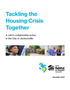 tackling the housing crisis together cover