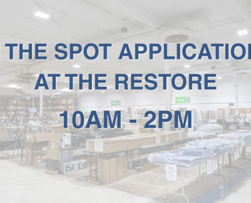 On the Spot Applications at the ReStore