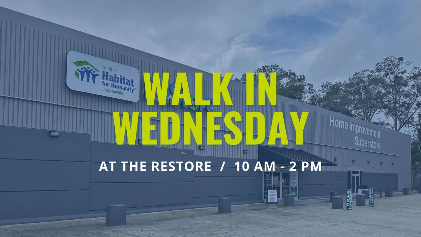 Walk in Wednesday – RESTORE